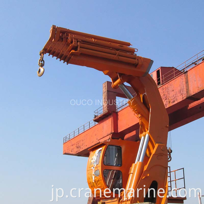  6 ton 22m folding boom crane